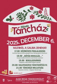 Mikulás táncház lesz szombaton a Malom utcai Táncházban